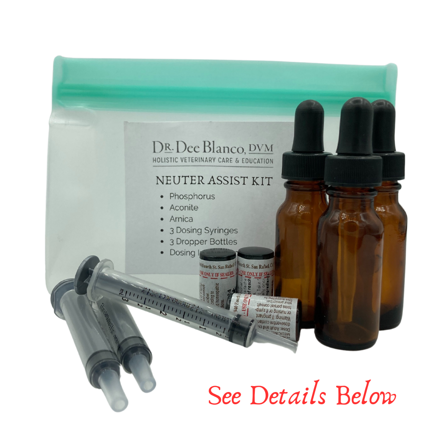 Neuter Or Spay Homeopathic Support Kit
