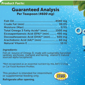 Ocean Omega Supreme Fish Oil for Dogs & Cats