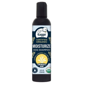 Moisturizing Lemongrass Hemp Dog Shampoo for Dry and Itchy Skin by 4-Legger