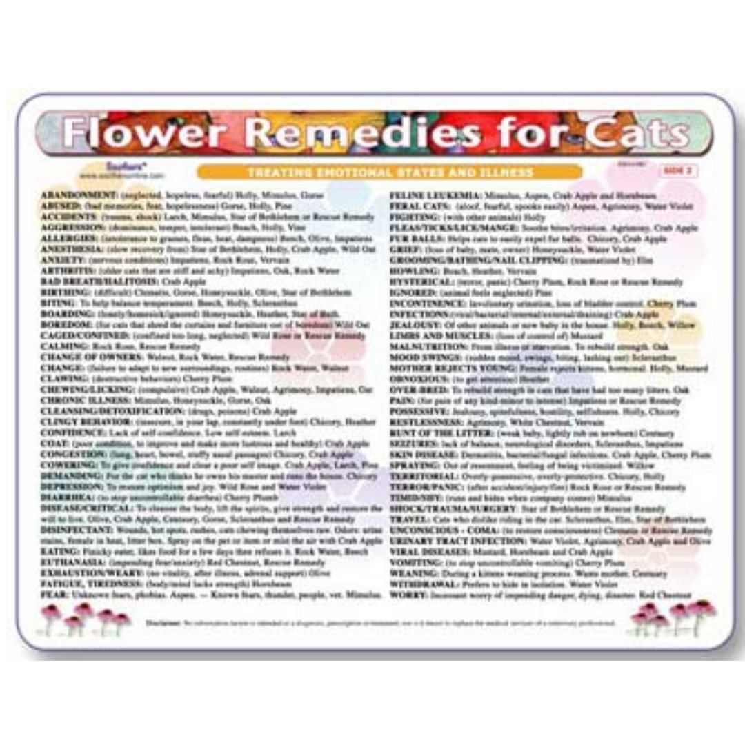 Home Remedy Charts for Conditions and Education for Pets