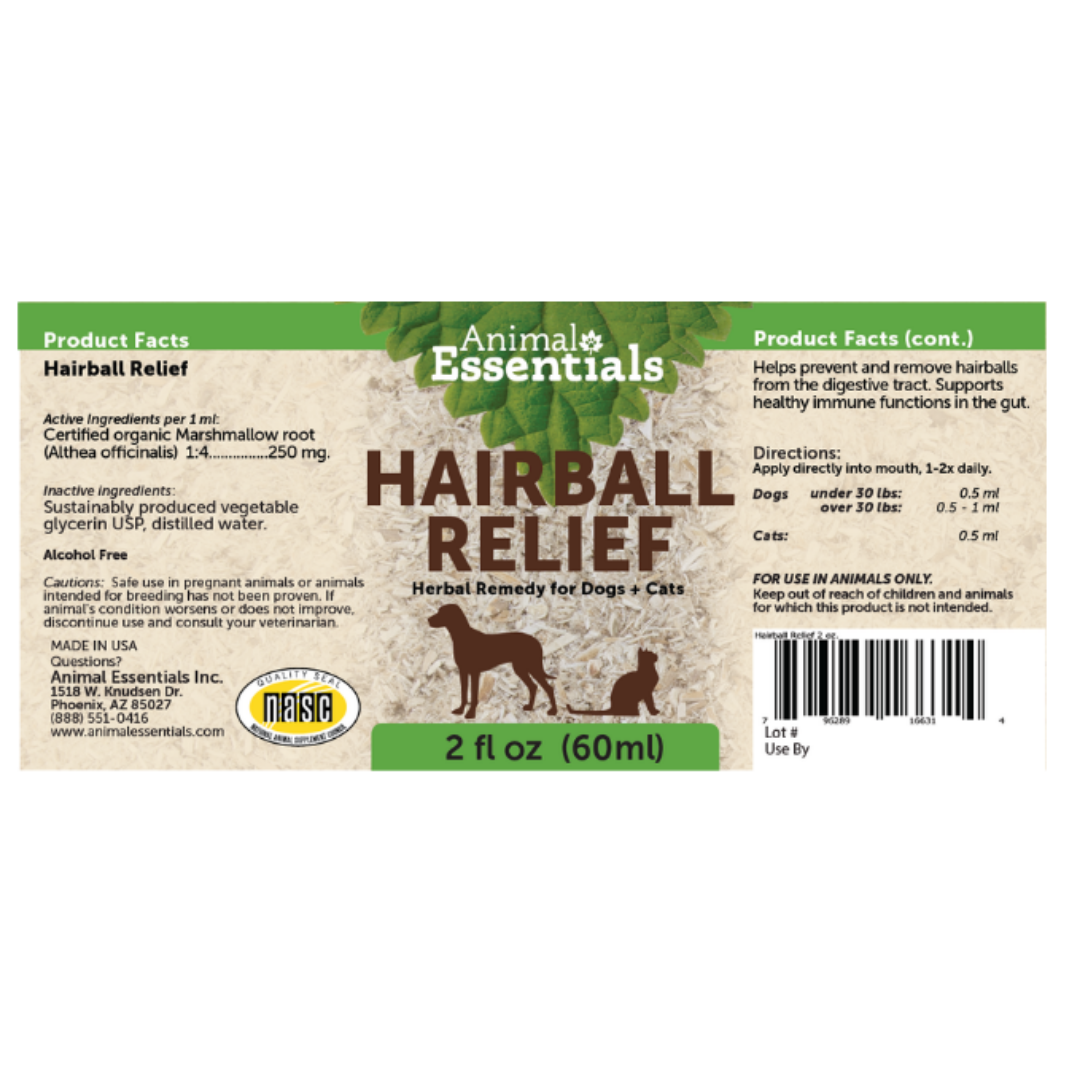 Hairball Relief Formula for Cats & Dogs by Animal Essentials