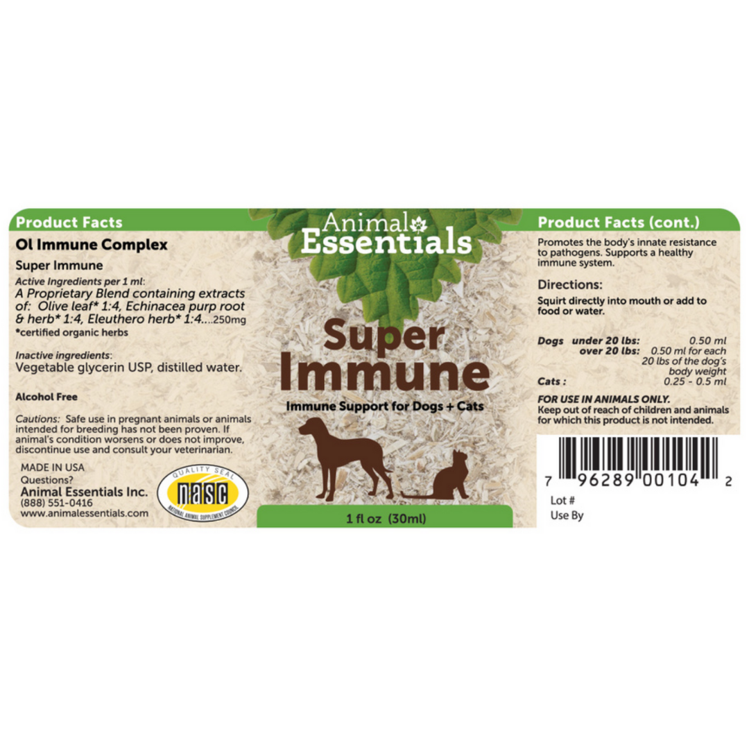 Super Immune Liquid Herbal Formula for Pets by Animal Essentials